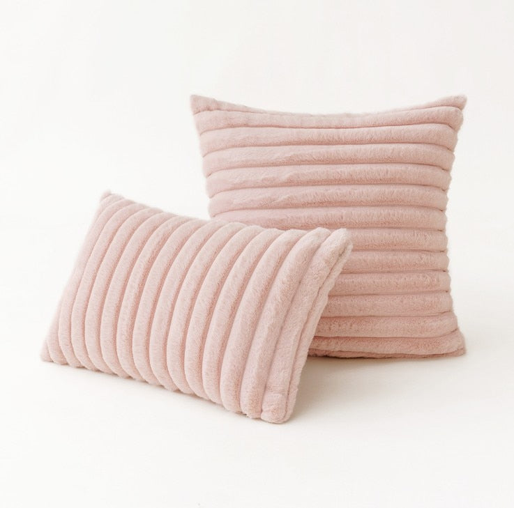 Extra Soft Faux Fur Cushion Cover - Velvety Soft Cushions in Rectangular or Square Format