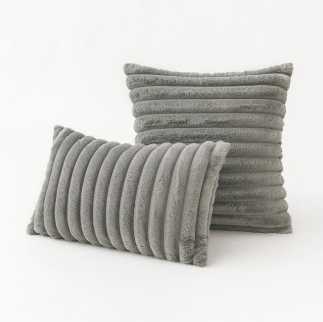 Extra Soft Faux Fur Cushion Cover - Velvety Soft Cushions in Rectangular or Square Format