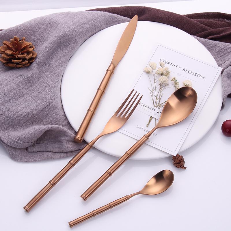 GoldenHome – Luxe Golden Cutlery Set in Stainless Steel