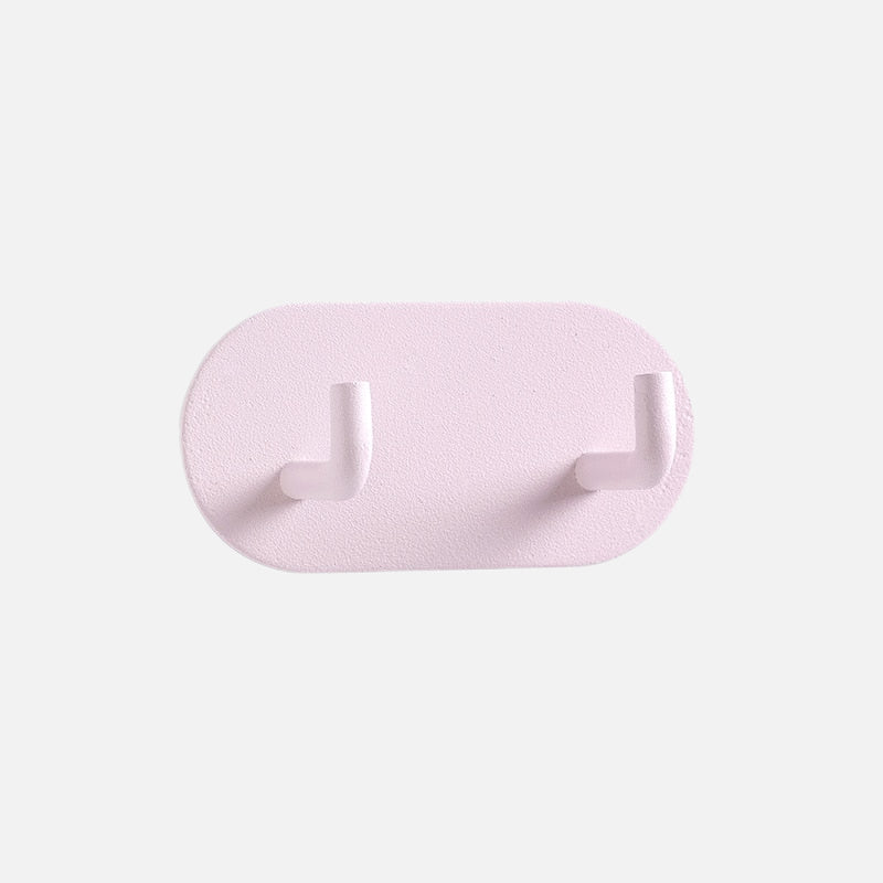 Pastel-Coloured Coat Hooks Without Drilling – Made from Strong Metal, Ideal for Keys and Towels