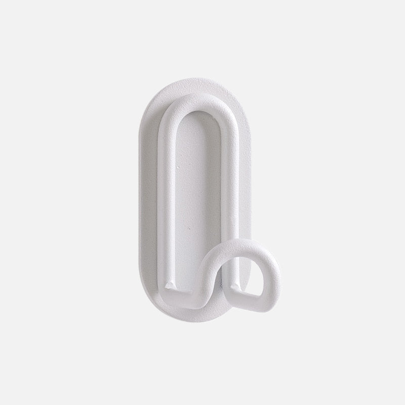 Pastel-Coloured Coat Hooks Without Drilling – Made from Strong Metal, Ideal for Keys and Towels