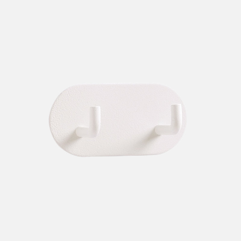 Pastel-Coloured Coat Hooks Without Drilling – Made from Strong Metal, Ideal for Keys and Towels