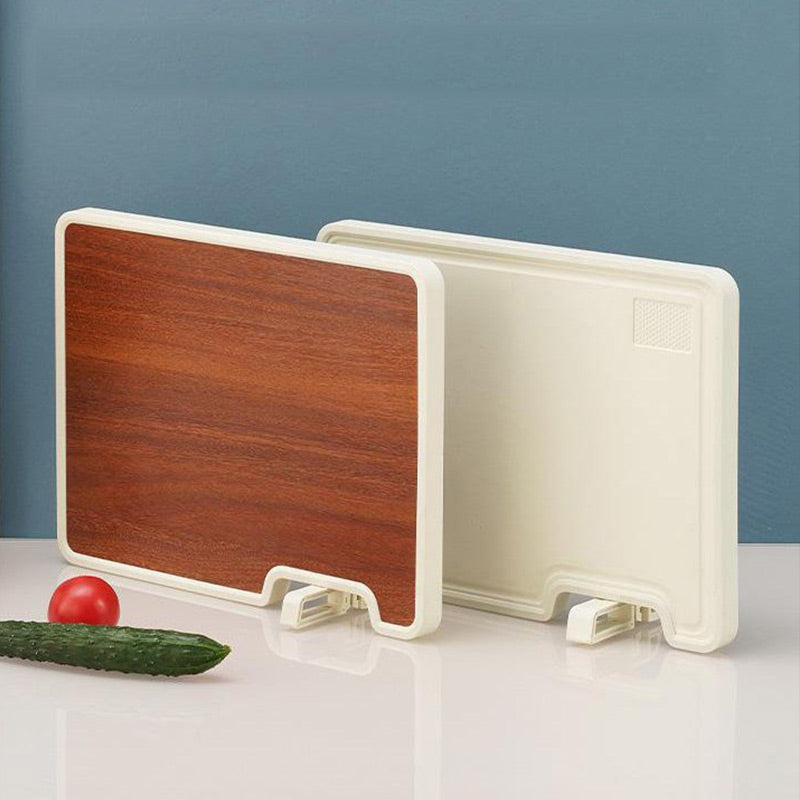 Chopping Board - Double-Sided Design with Antibacterial Properties - Includes Holder