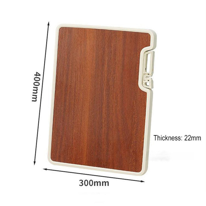 Chopping Board - Double-Sided Design with Antibacterial Properties - Includes Holder