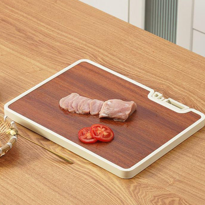 Chopping Board - Double-Sided Design with Antibacterial Properties - Includes Holder