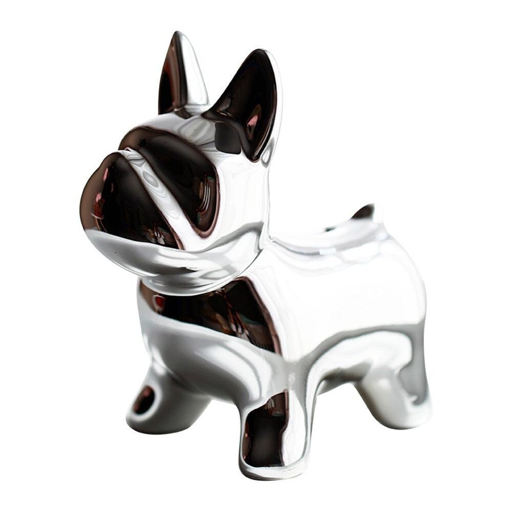 Dog Figurine with Savings Function (Piggy Bank) – Detailed Finish