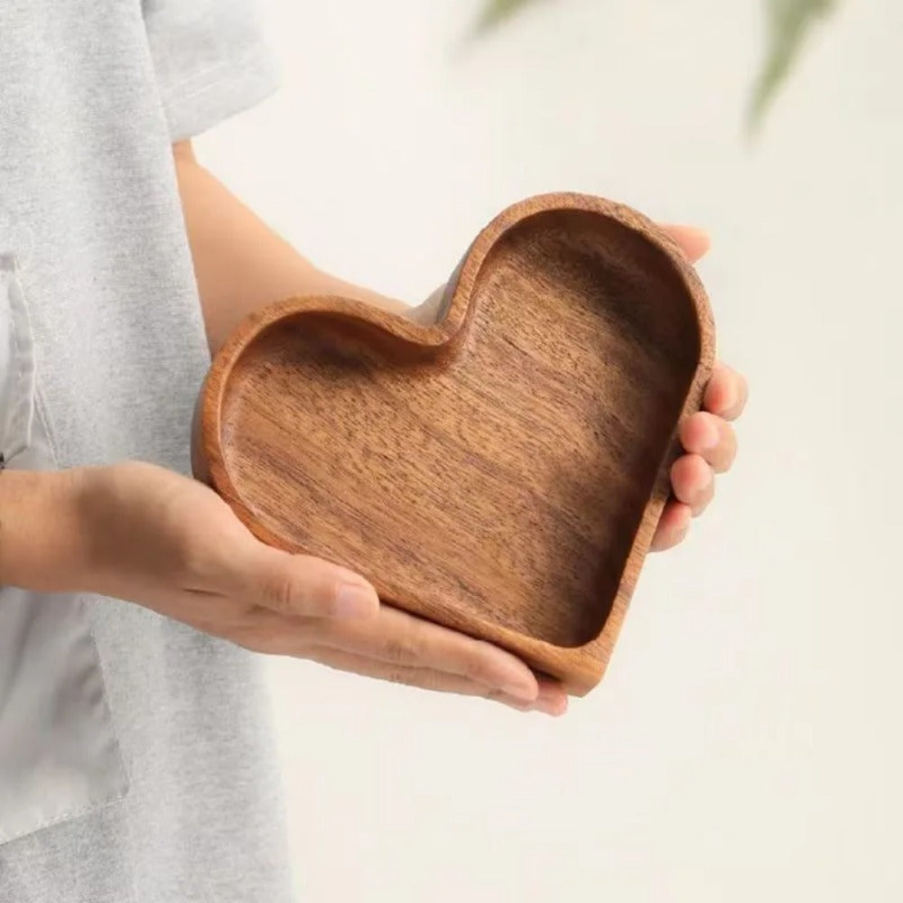 Rustic Wooden Tray – Natural Elegance – Practical Compartments