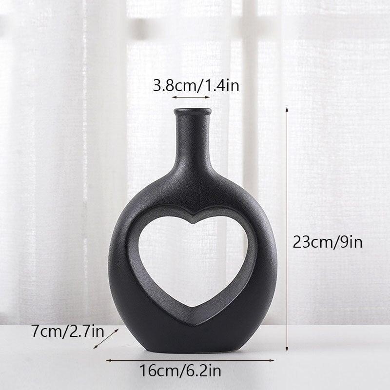 Heart Vase Design - Elegant Vase for Flowers