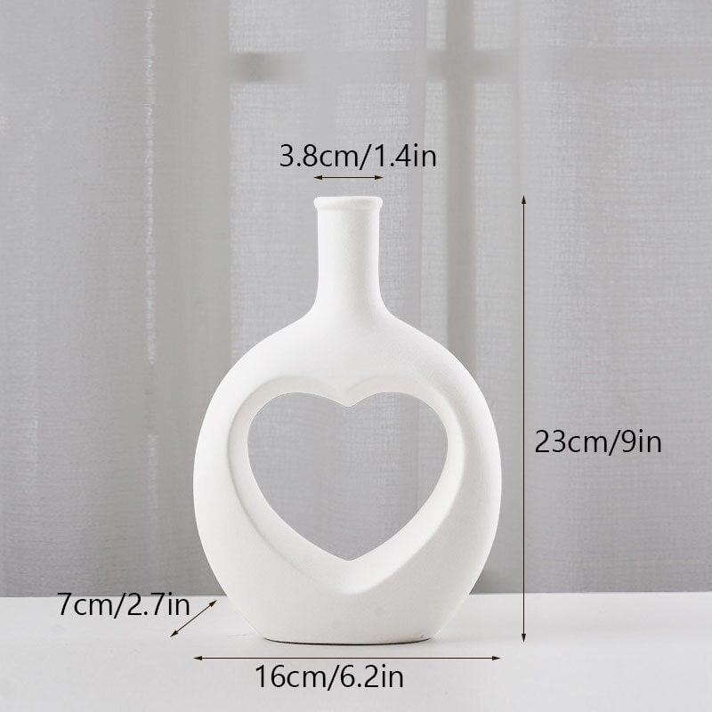 Heart Vase Design - Elegant Vase for Flowers