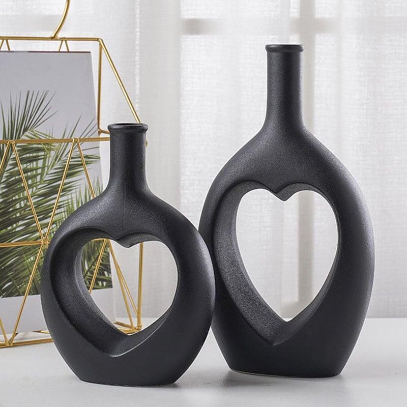 Heart Vase Design - Elegant Vase for Flowers