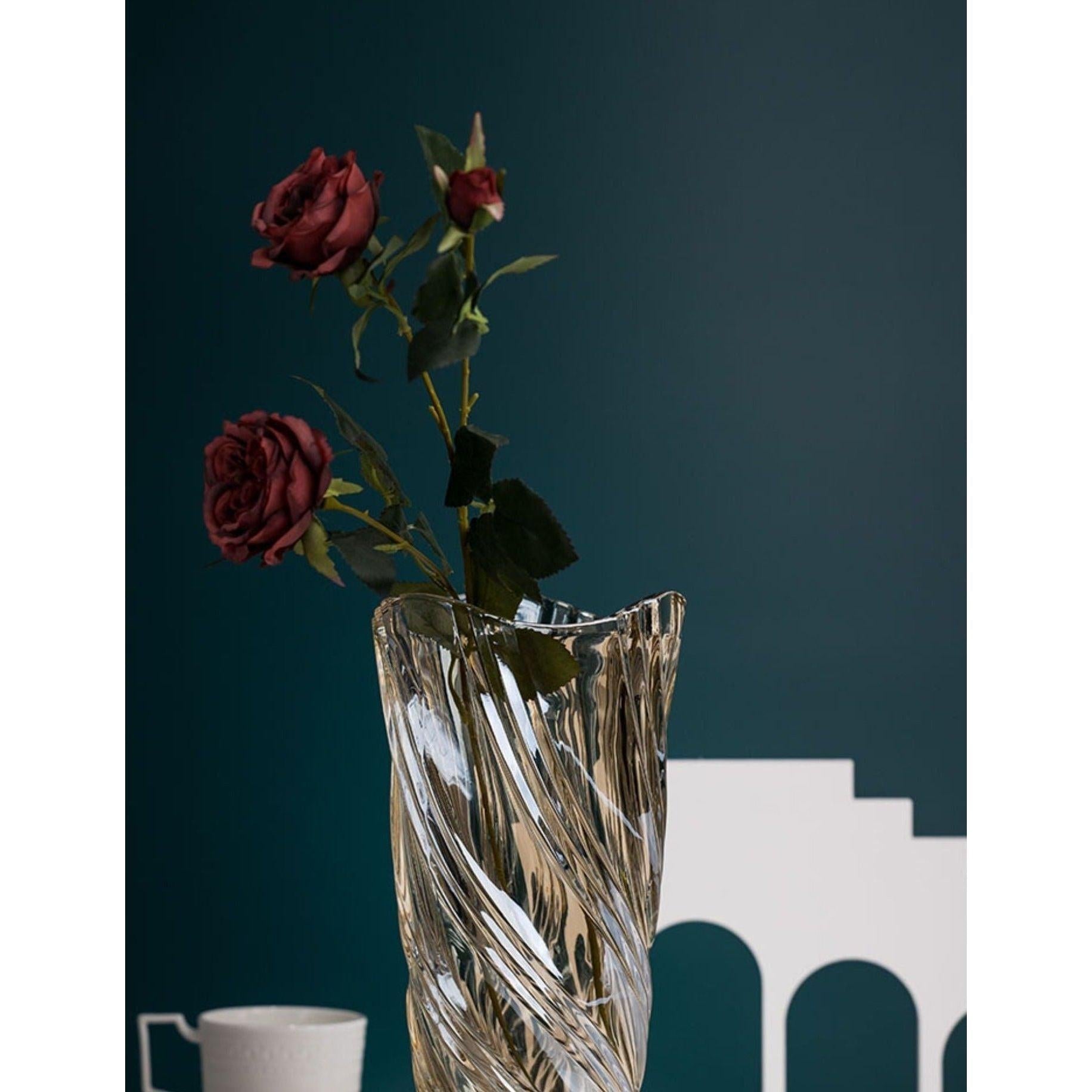 Luxe Glass Vase 24 cm – Stylish and Timeless