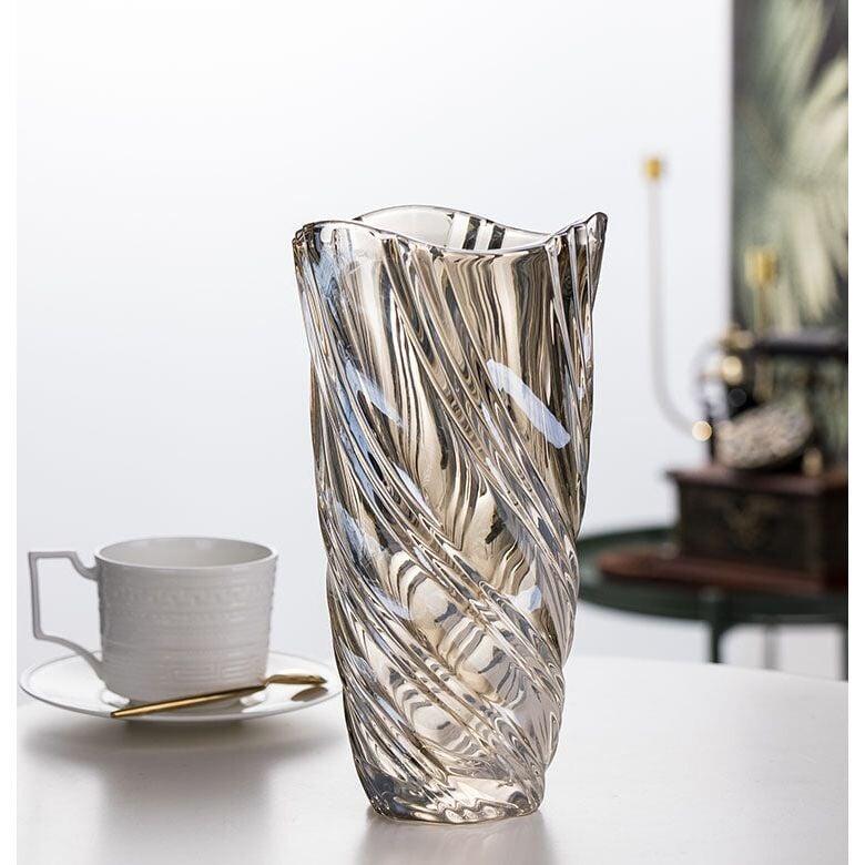 Luxe Glass Vase 24 cm – Stylish and Timeless