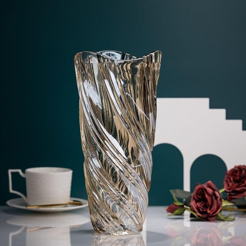 Luxe Glass Vase 24 cm – Stylish and Timeless